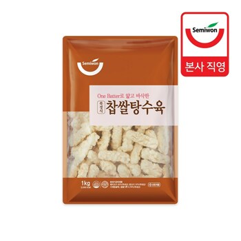 [세미원푸드] 북경식 찹쌀탕수육 1kg (소스미포함)