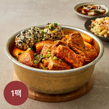 [고른] 매운 돼지갈비찜 500g 1팩 (1팩, 2인분)