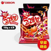 [오리온] 핫고래밥 매콤양념(118gx6개)