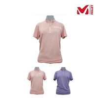 MILLET 밀레 여성 여름 반팔 티셔츠 LD 쿨 집업 티셔츠 I MIQUT851