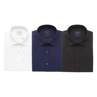 [예작셔츠] 남성 반소매 슬림핏 스판 솔리드 셔츠 YJ4MIS441