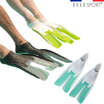 [엘르스포츠] split 오리발세트 트윈 숏핀 롱핀 고급형 Flippers 수영핀