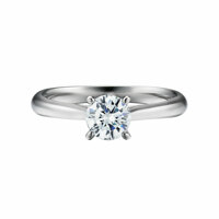 5부 다이아몬드 큐빅 반지 선물 18K 4프롱 프로포즈