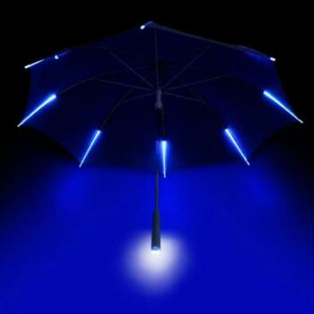 야간안전 LED조명 컬러 패션 장우산 장마우산 비우산