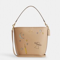 (해외) 코치 COACH CU390 cpbh 여자 가방 Observed By Us 콜라보 City 버켓 토트 크로스백