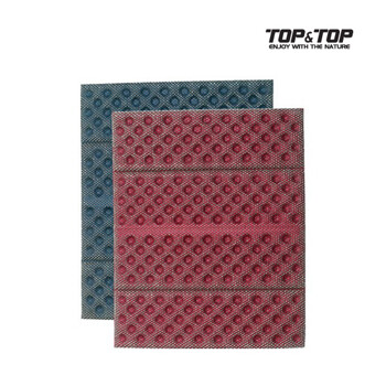 탑앤탑 휴대용 접이식 4단 메쉬 방석