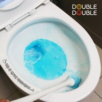 더블앤더블 싹싹원샷 변기크리너(블루색상)+압축펄프형리필24개