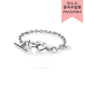[판도라][백화점 보증서 제공] PANDORA 노티드 하트 _598100