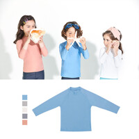 [키썸플레이] 유아 아동 래쉬가드 심플 티셔츠 (5color)