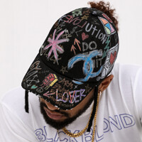 블랙블론드 BBD Tweed Cap Graffiti Ver. (Black)
