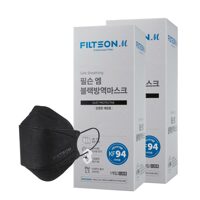 [FILTSON] 필슨엠 블랙 방역마스크(도트타입) KF94 대형 40매입 개별포장