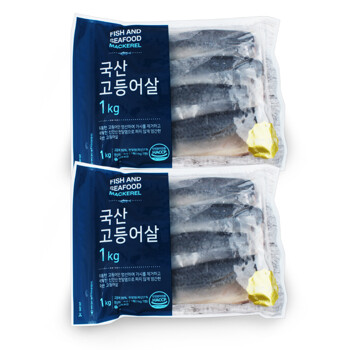 손질된 순살 고등어 1kg x 2봉 냉동생선 자반고등어
