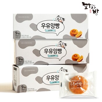 [화과방] 우유앙빵 (35gx9개입) X 3박스