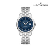 [해밀턴] H32515145 재즈마스터 뷰매틱 오토 40mm 블루 메탈 남성 시계
