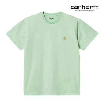 칼하트WIP S/S Chase T-Shirt (Pale Spearmint / Gold)