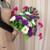 프라임국화성묘어렌지 65cm_R 조화 꽃 성묘 산소 장식