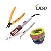 엑소 EXSO 다리미형 인두기 EXF-3022N+필라멘트 15색+니퍼 EX-180+핀셋106SA