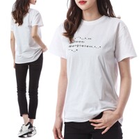 마르지엘라 스티치 이모티콘 로고 이지핏티셔츠/S51GC0515 S22816 100