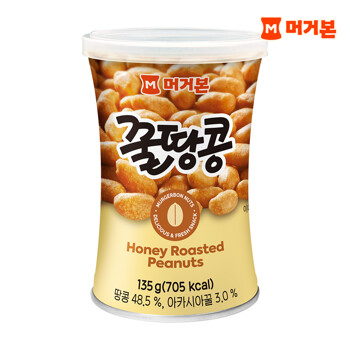 [머거본] 꿀땅콩 135g 1캔