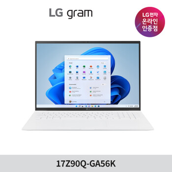 LG전자 LG그램 12세대 17Z90Q-GA56K 인텔 i5 윈도우11 노트북