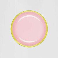 [BORNN] 본에나멜 컬러라마 플레이트 18cm 핑크_샤르트뢰즈림
