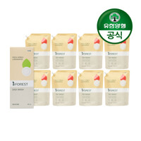 [유한양행]아름다운세제 에이포레 fresh herb 용기형(박스) 485mlx1개+리필 1000mx8개