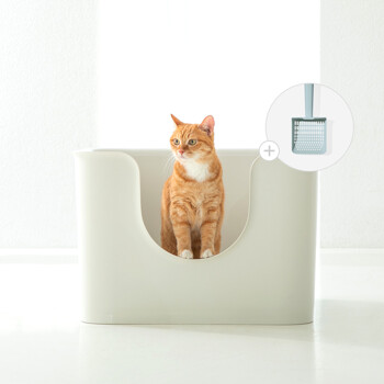 두잇 푸푸박스 큐브 (화이트/민트)고양이화장실 스쿱증정