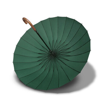 [각인] 우산살 24개의 곡자 자동 장우산 mnm