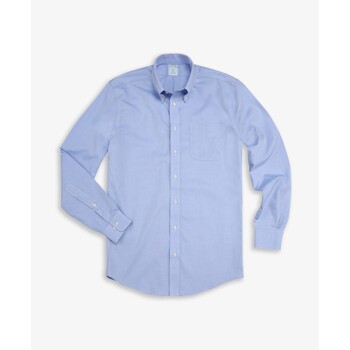 [BB/시즌OFF] 슬림핏 논 아이론 버튼 다운 드레스 셔츠 (라이트 블루) (78099842)