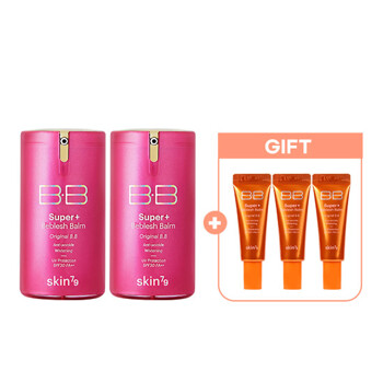 [스킨79] 슈퍼 플러스 비블레쉬 밤 핑크 비비 40ml x2(증)비비7g*3