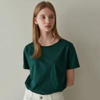 [얀써틴] ROUND NECK BASIC T-SHIRTS_GREEN