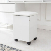 안보이게쏙 이동식 수납 화장대 스툴 (2색) 라운지 디자인 의자 소파 포인트 고급