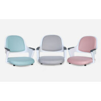 원룸 학생용 쿠션 좌식 의자 (4색) 앉는 등받이 다리없는 허리 앉은 체어 어린이 바닥