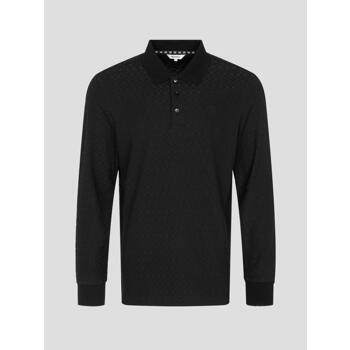 [빈폴] 남성 로고 자카드 칼라 티셔츠  블랙 (BJ3841B075)