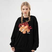 PIGGYBACK SWEATSHIRTS (BLACK)