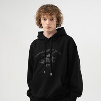 POLY SPEED STARS HOOD TEE (BLACK)