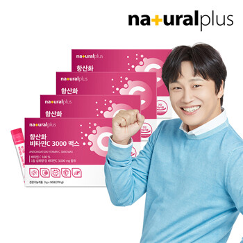 내츄럴플러스 항산화 메가 비타민C 3000 4박스 (12개월분)/고함량