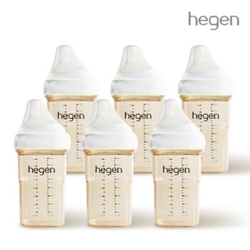 헤겐 분유 수유 패키지2 (젖병 240ml 6P) (젖꼭지 포함)