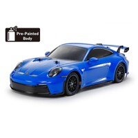타미야 47496 911 GT3 (992)Blue Painted Body TT-02