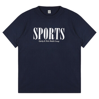 [스포티앤리치]TS873NA NAVY 스포츠 반팔 티셔츠