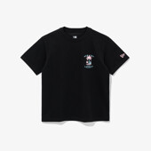 [뉴에라키즈] 썸머 트로피칼 네온 티셔츠 블랙 (14310194)