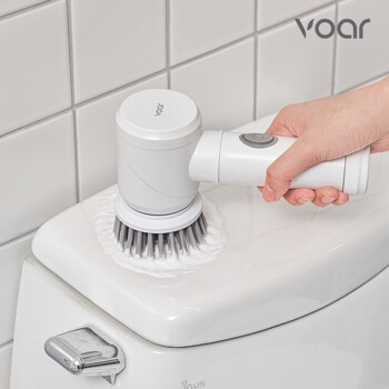 [보아르] 워시스핀C 충전식 무선 욕실청소솔 화장실 바닥 타일 전동 청소기