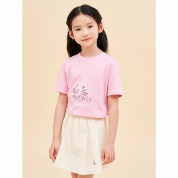 [BEANPOLE KIDS] 멀티컬러 아트웍 나야나 티셔츠  라이트 핑크 (BI4242U03Y)