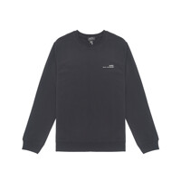  A.P.C. 아이템 로고 크루 스웨트 맨투맨 티셔츠 블랙 COFBQH27608 LZZ