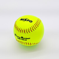 니스포 안전소프트볼 NSB-750 10인치 네온그린 야구공