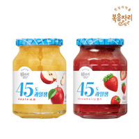복음 45도과일잼(사과)350g + 복음 45도과일잼(딸기)350g