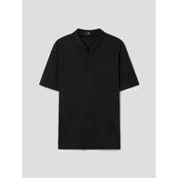 [갤럭시] [GX BLACK] 에센셜 변형 폴로넥 티셔츠  블랙 (GA4342O015)