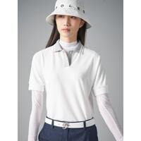 [빈폴골프] [Premium] 여성 래글런 블루종핏 반소매 티셔츠  화이트 (BJ4342A521)