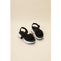[슈콤마보니]캐쥬얼샌들 Ribbon casual sandal(black) DG2AM24020BLK
