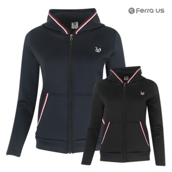 보스케 여성 봄 가을 골프웨어 골프 후드 데일리 점퍼 T191349